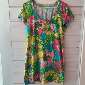 Lilly Pulitzer Henley T-Shirt Dress
